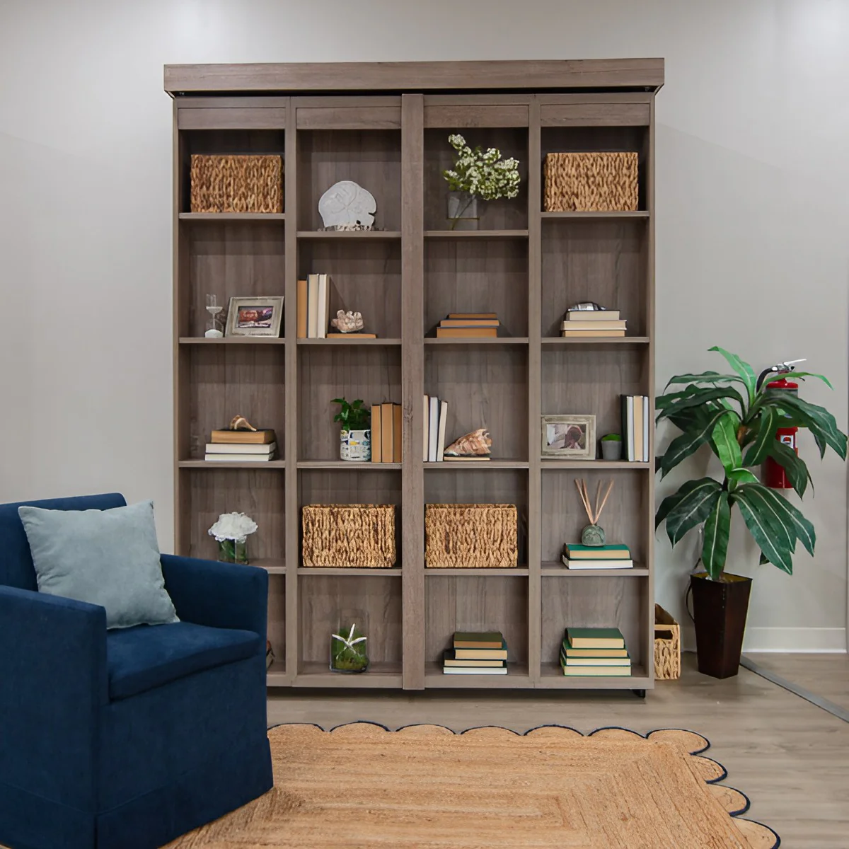 Boaz BiFold Bookcase Murphy Bed - Image 5