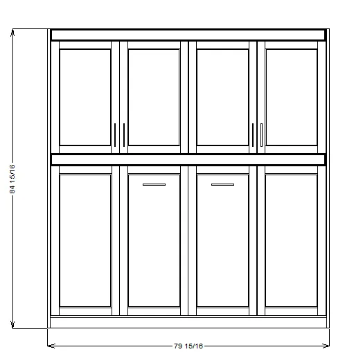 HORIZONTAL Bahama Shaker Panel Bed - Image 2