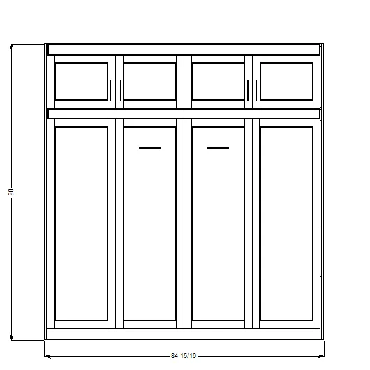 HORIZONTAL Bahama Shaker Panel Bed - Image 4