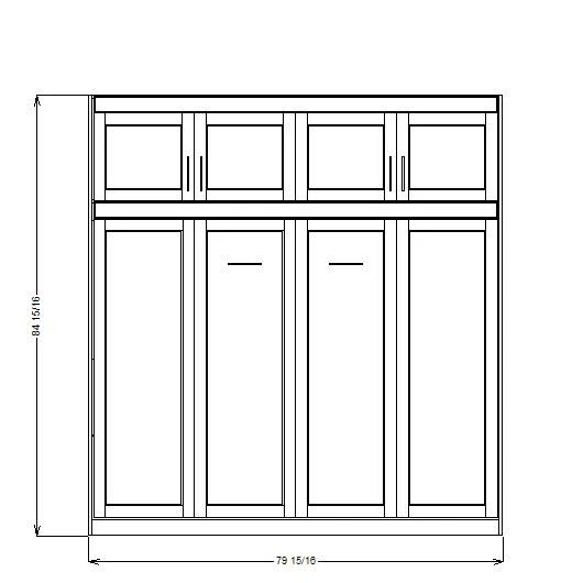 HORIZONTAL Bahama Shaker Panel Bed - Image 7