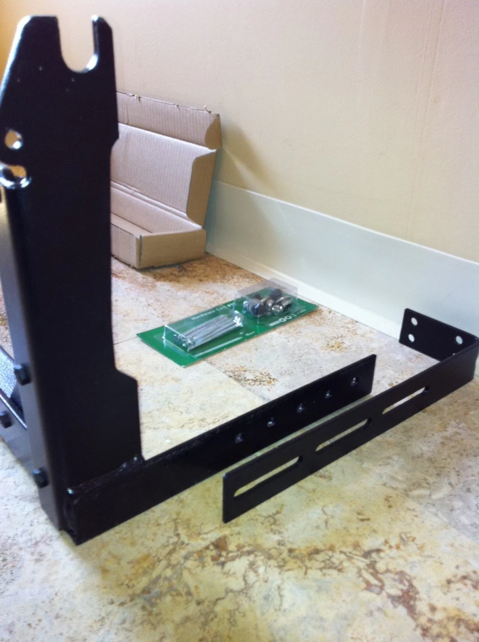 Pair of Wall Mount Brackets for Door Bed Frame - Image 3